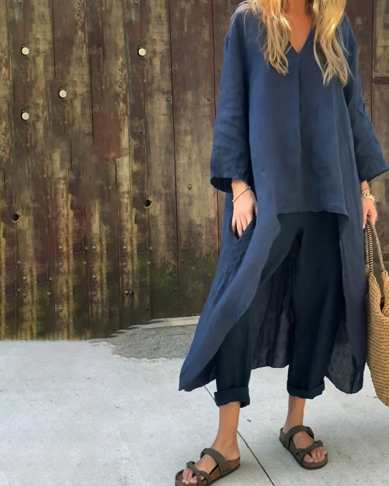 Long Sleeve Casual Pants and Top for Women
