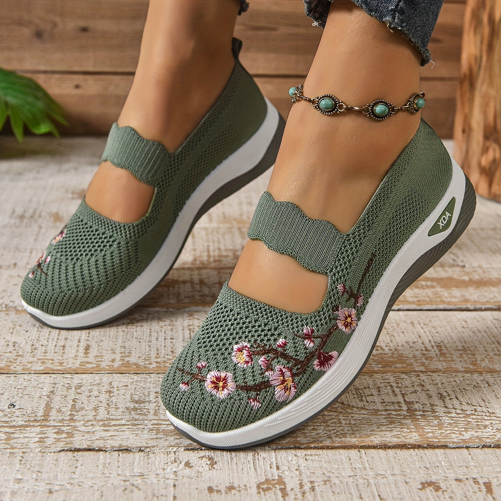 Women's slip-on mesh shoes