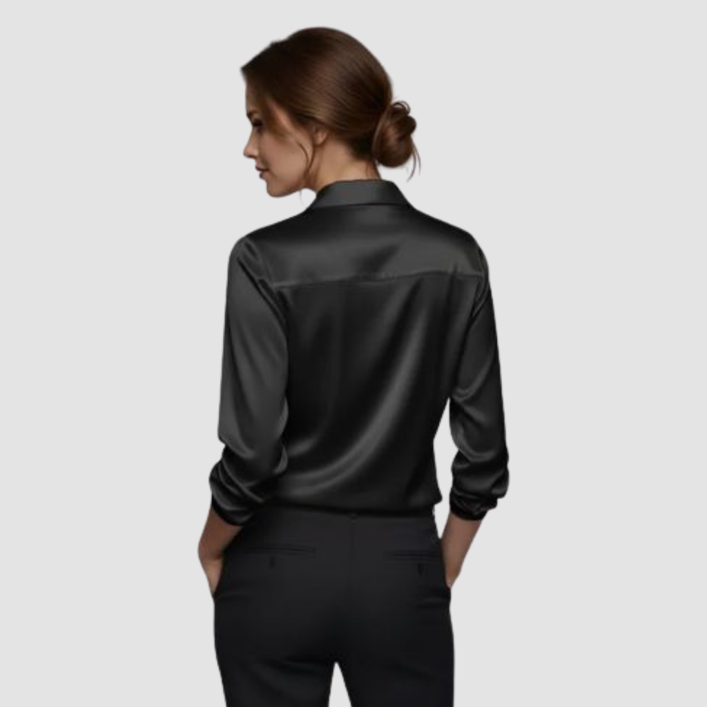Elegant Blouse with V-Neck for Women