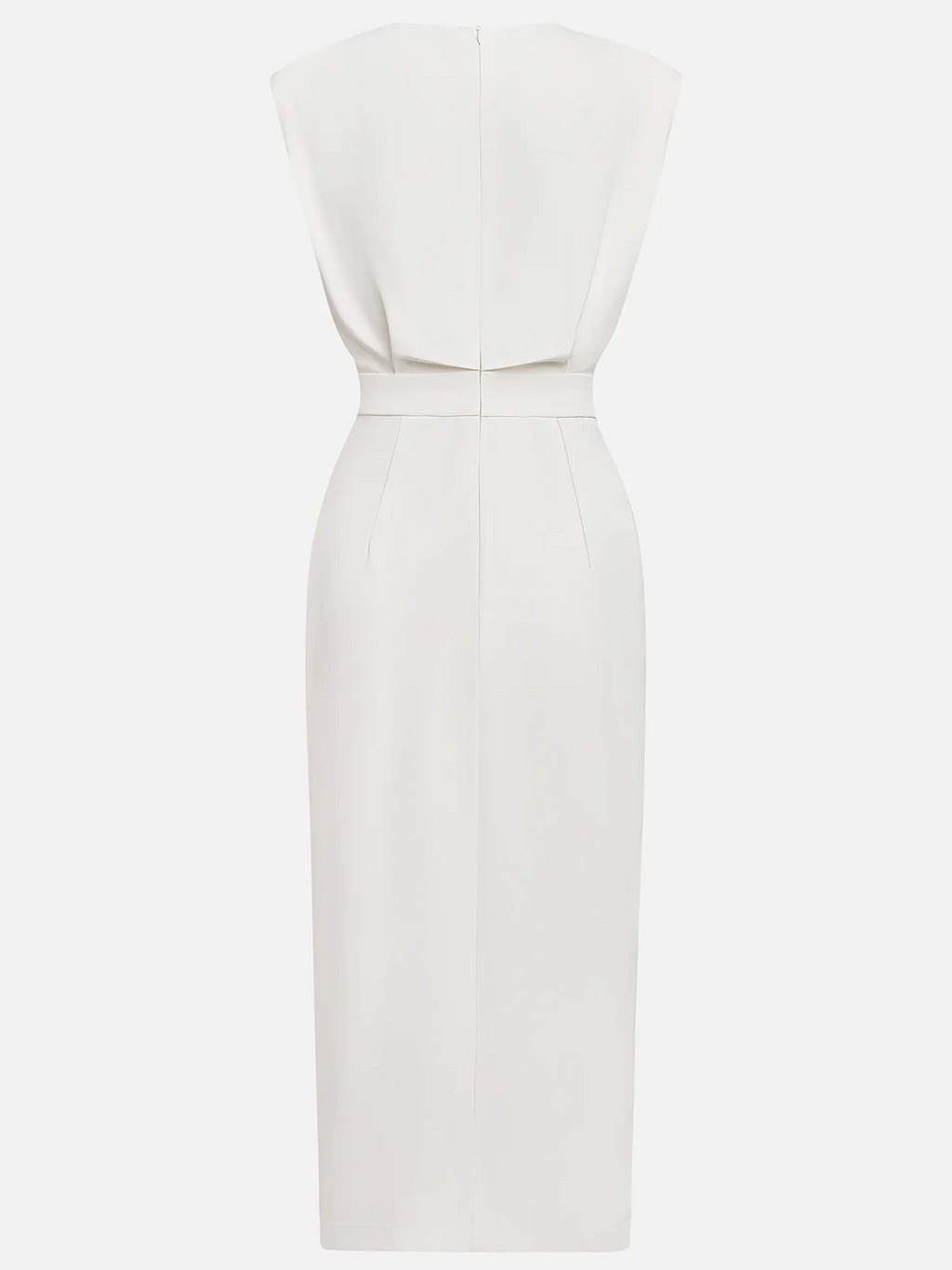 Midi Dress with Round Neck and Buttons for Women | Ideal for Summer
