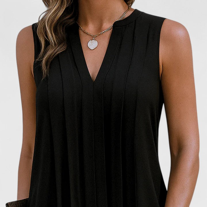 Sleeveless A-line Summer Dress for Women