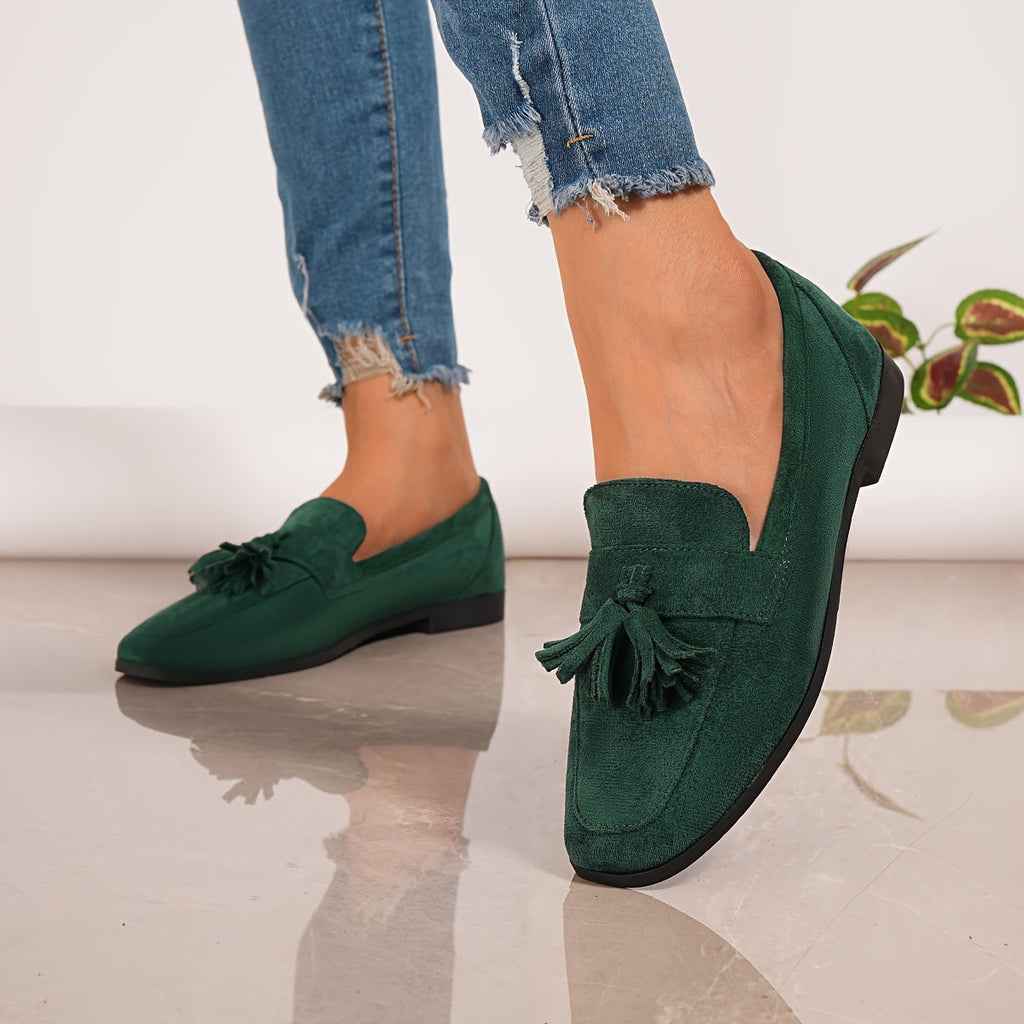 Low Sole Tassel Loafers for Women