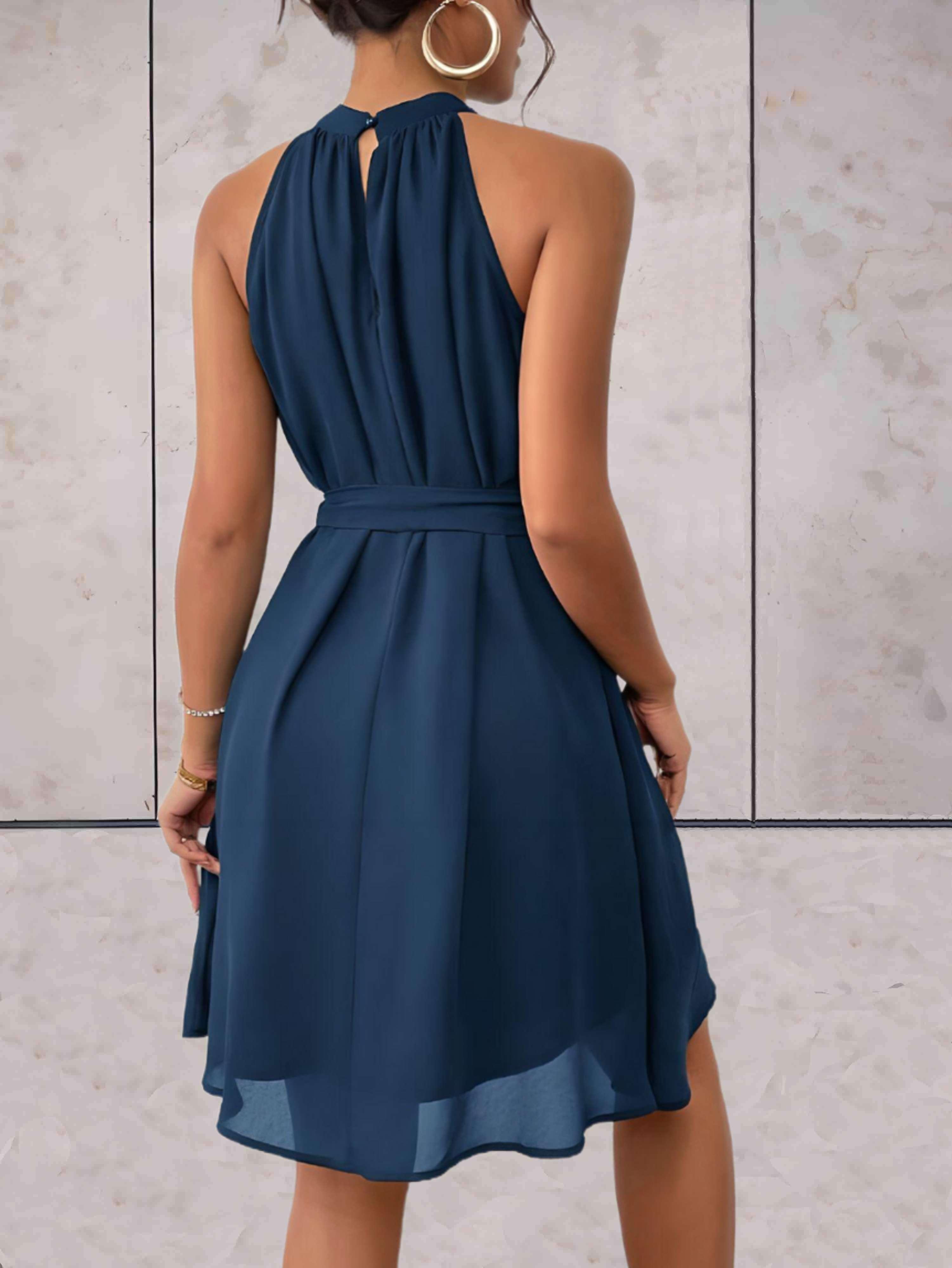 Elegant Halter Dress for Women