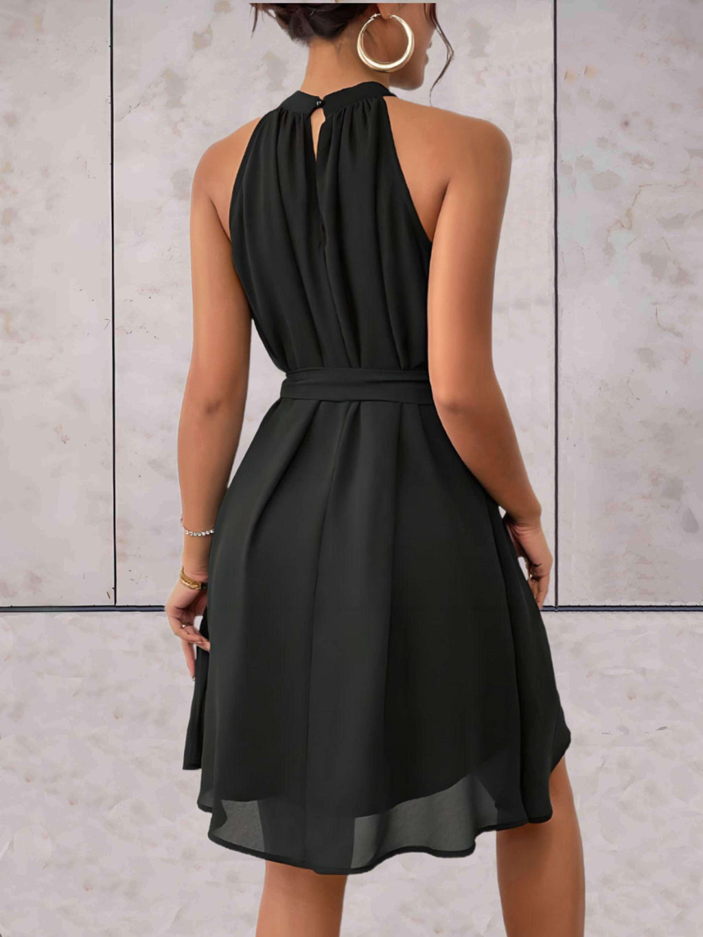 Elegant Halter Dress for Women