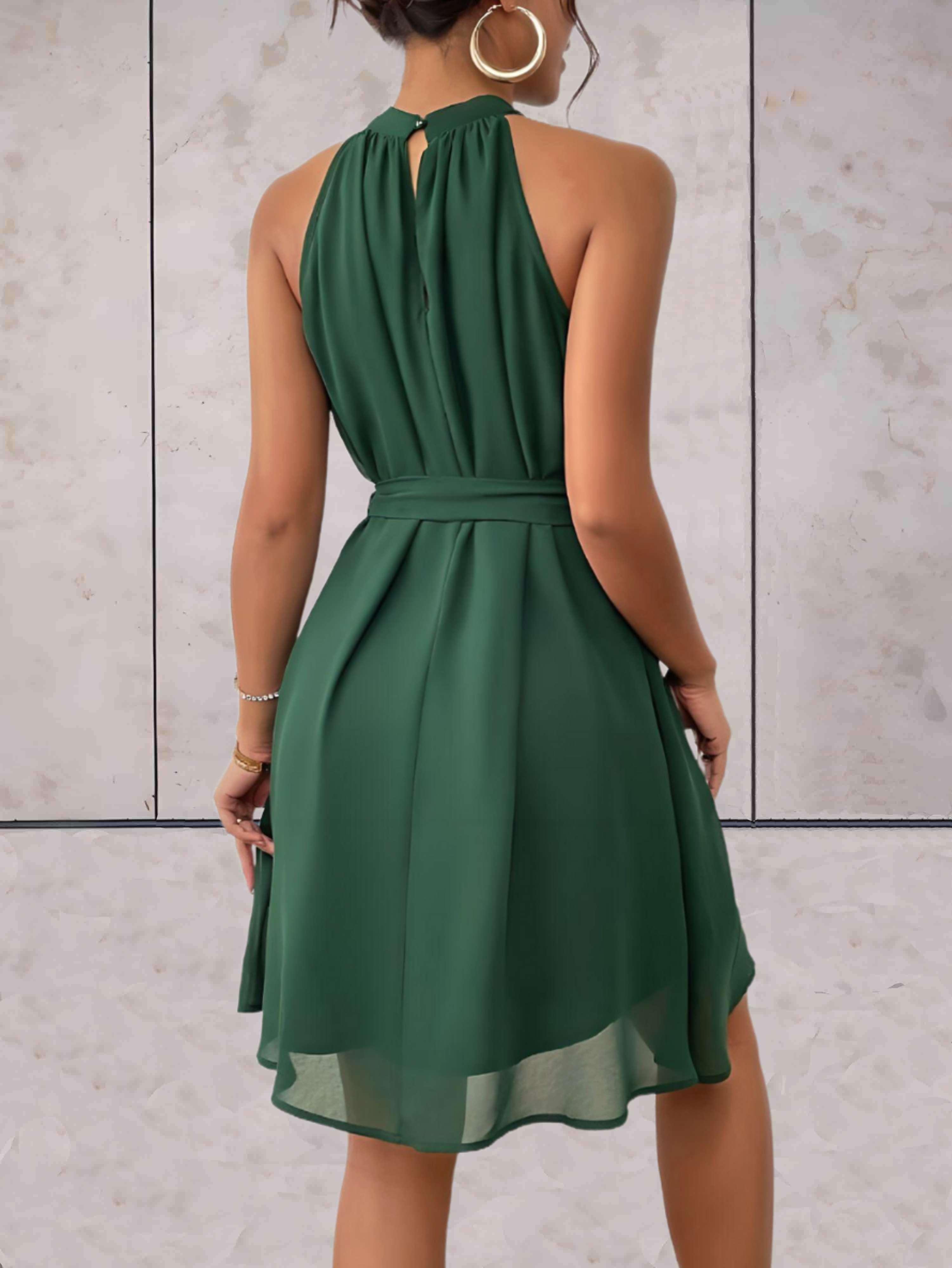 Elegant Halter Dress for Women