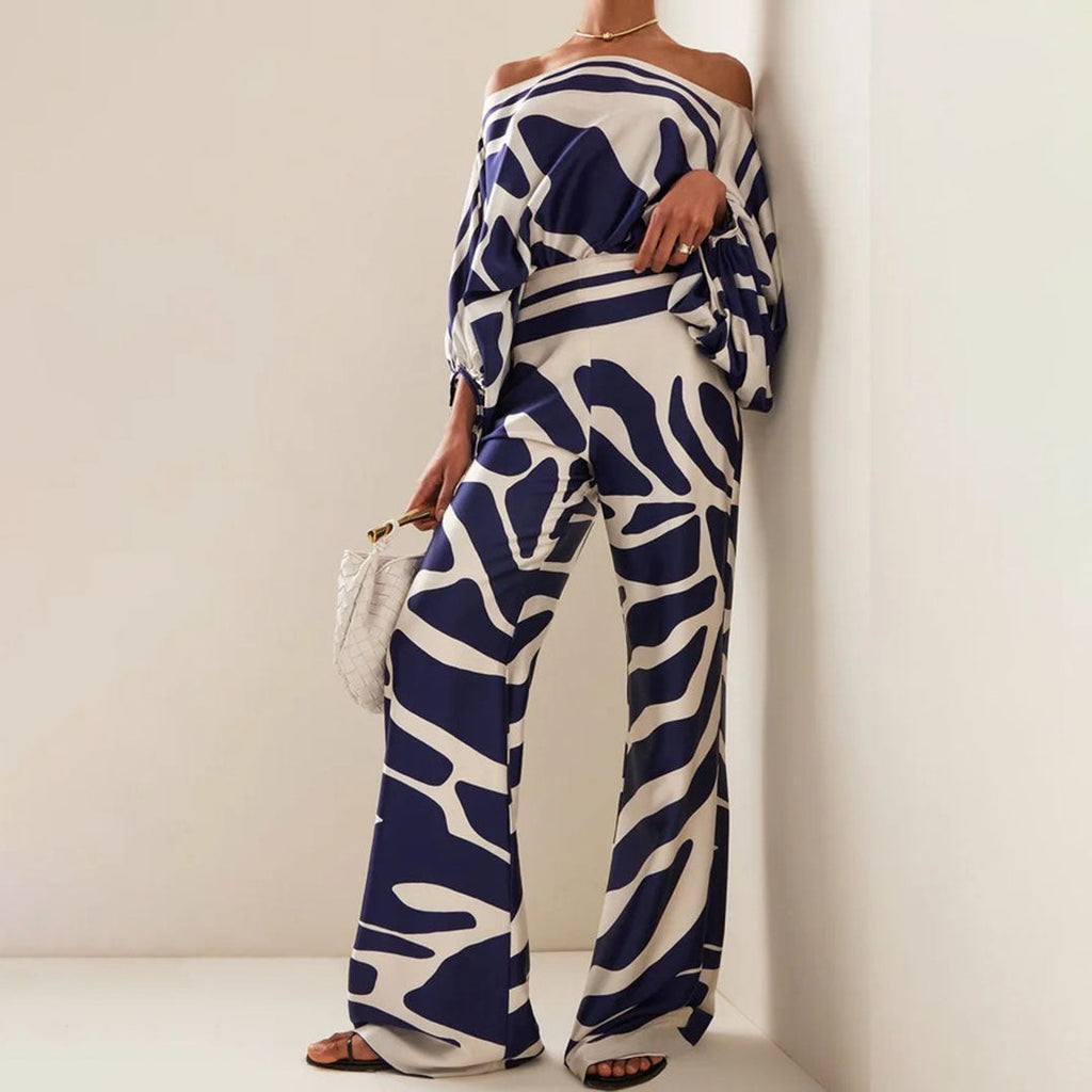 Two-Piece Set with Batwing Sleeves for Women | Ideal for Summer