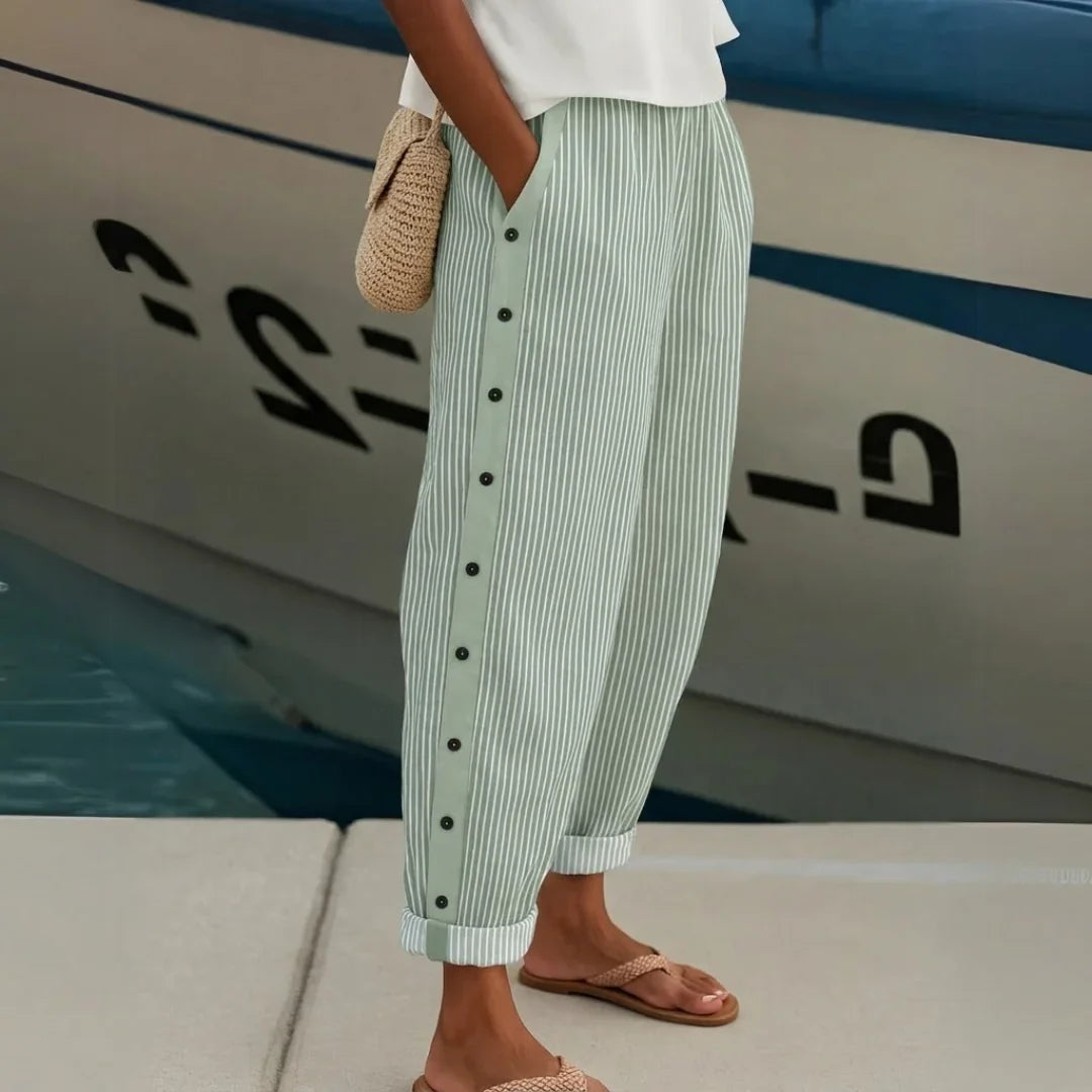 Casual Striped Shorts for Women