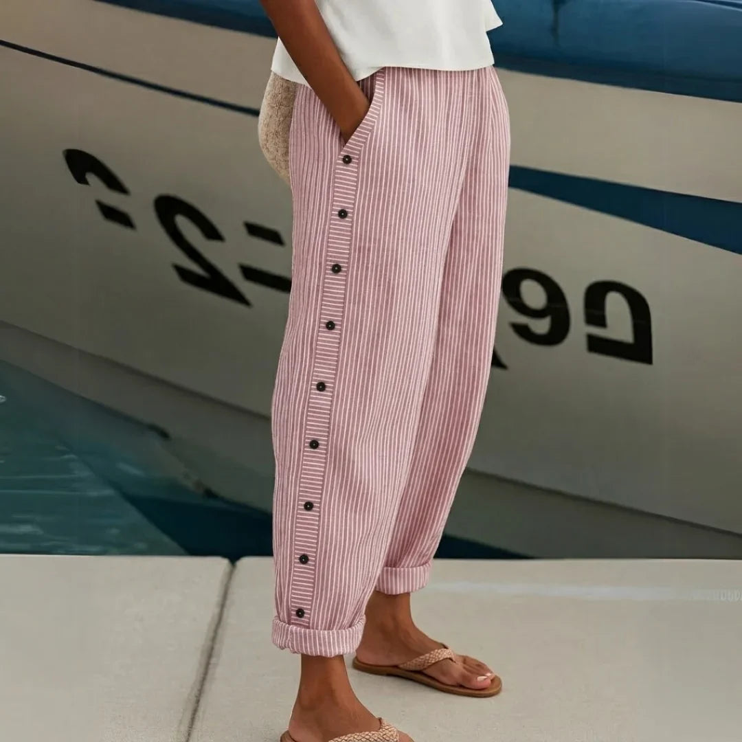 Casual Striped Shorts for Women