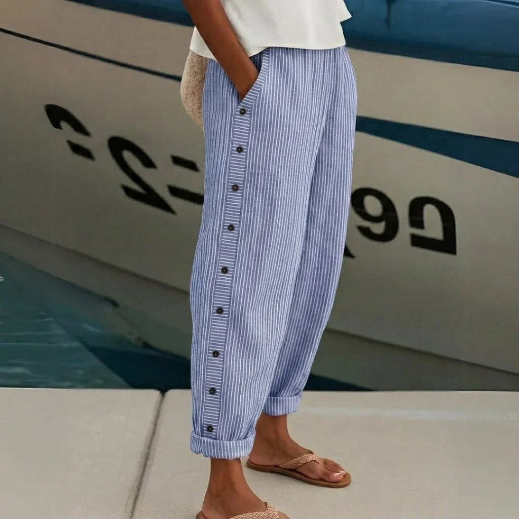 Casual Striped Shorts for Women