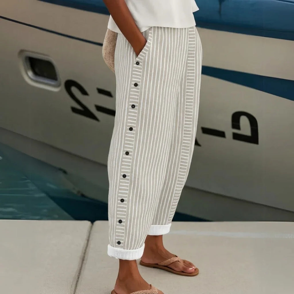 Casual Striped Shorts for Women