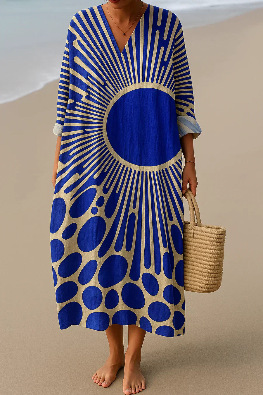 Casual Style Long Dress for Women