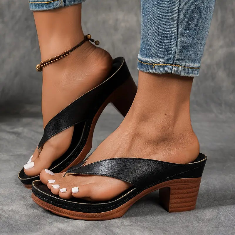 Wedge Heel Sandals with Wide Strap for Women | Perfect for Summer