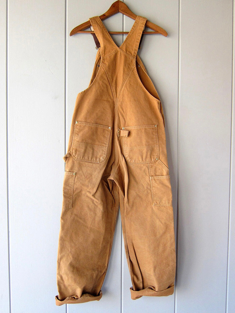 Cotton Loose Fit Gardening Overalls for Women