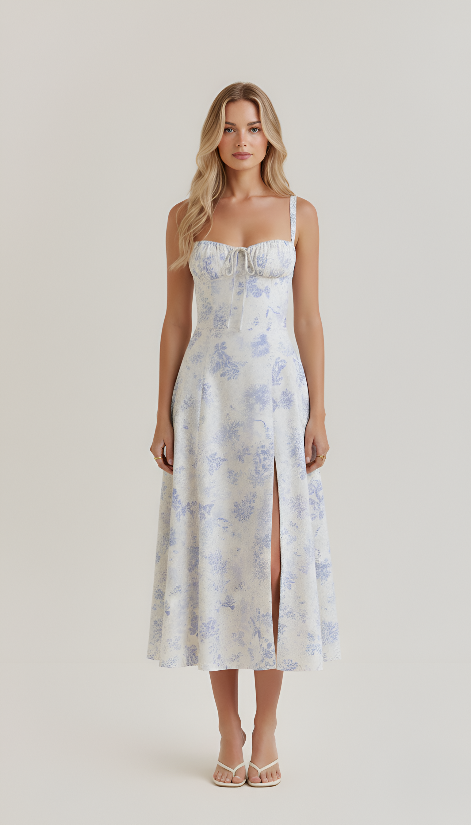 Floral Midi Dress for Women