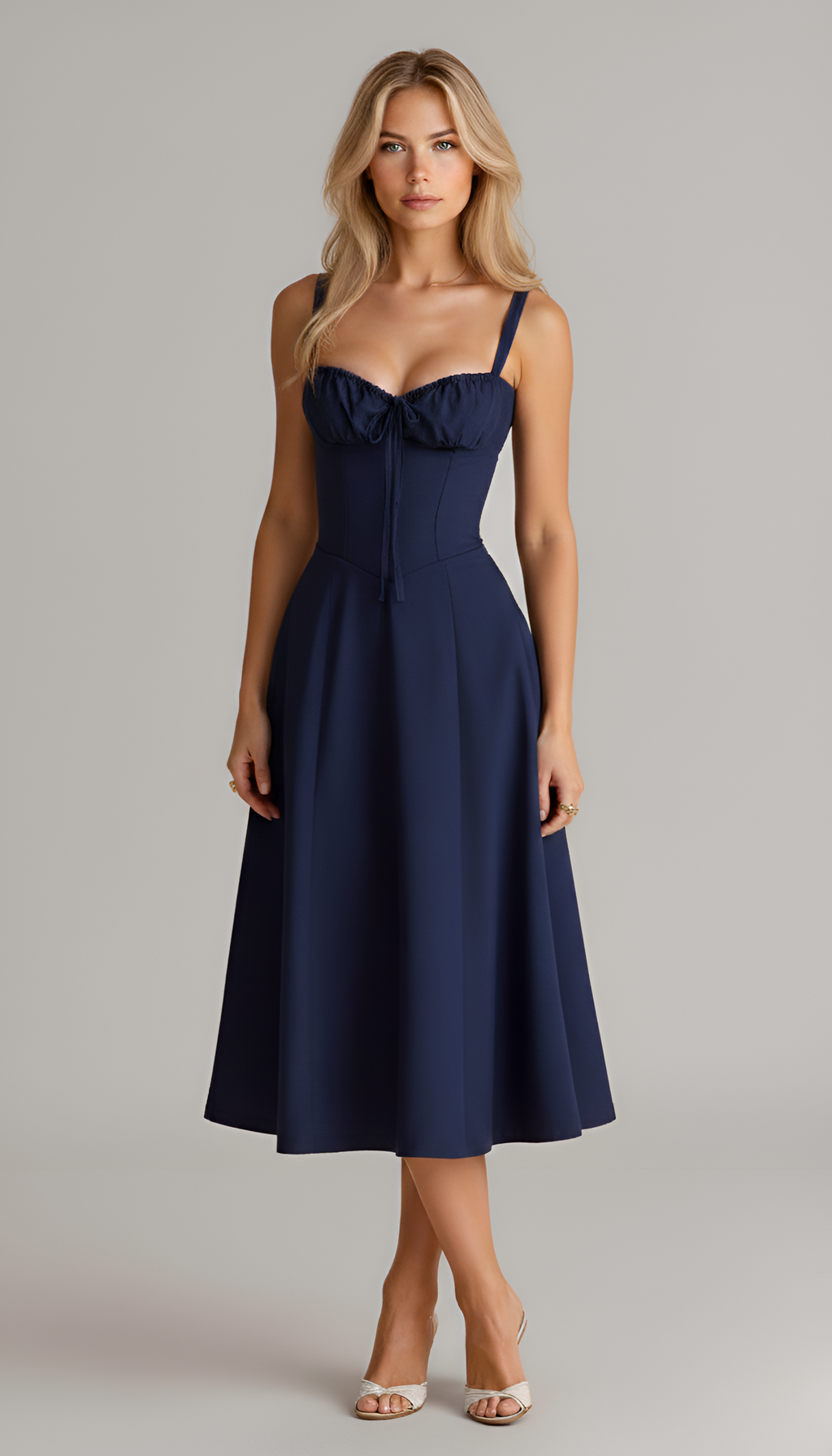 Floral Midi Dress for Women