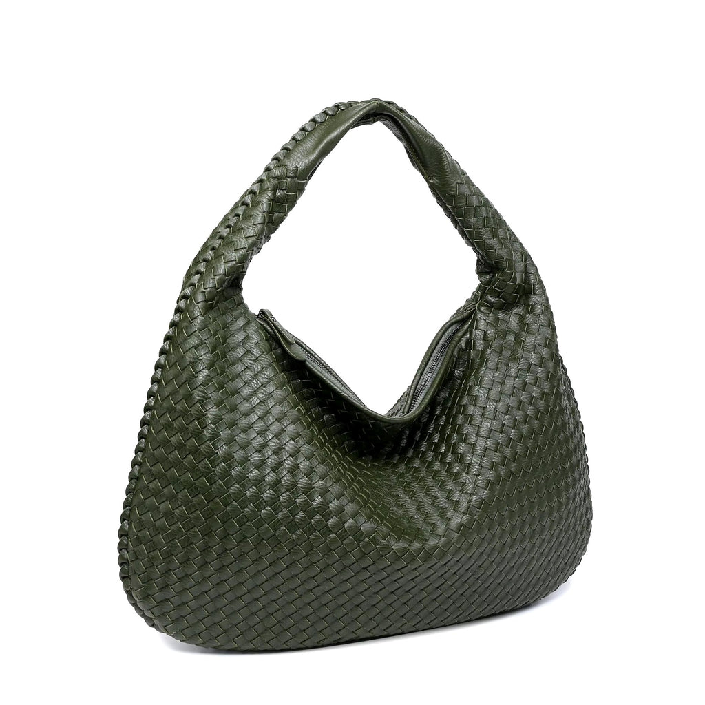 Medium Woven-Look Bag for Women