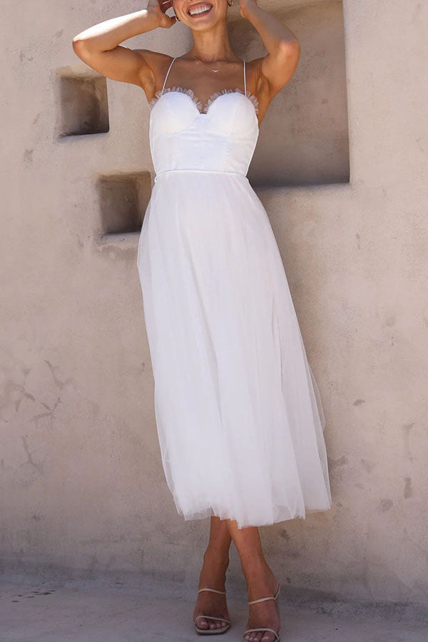 Tulle Cocktail Dress with Corset for Women
