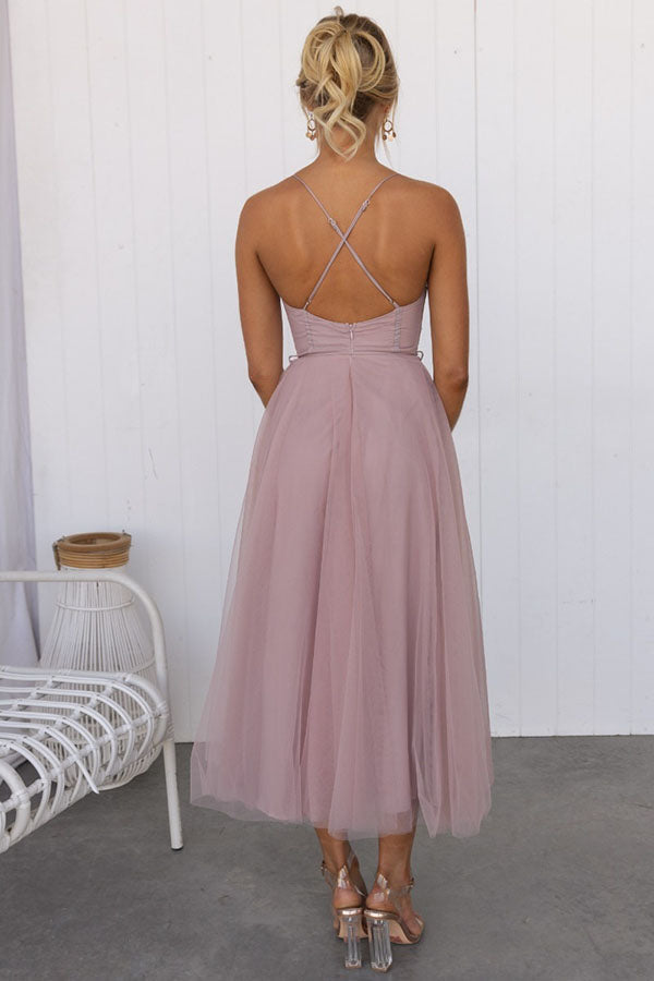 Tulle Cocktail Dress with Corset for Women