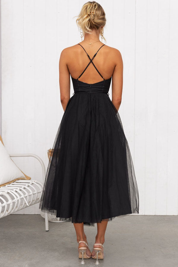 Tulle Cocktail Dress with Corset for Women