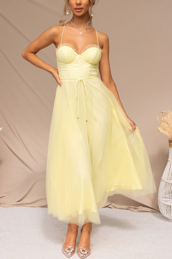Tulle Cocktail Dress with Corset for Women