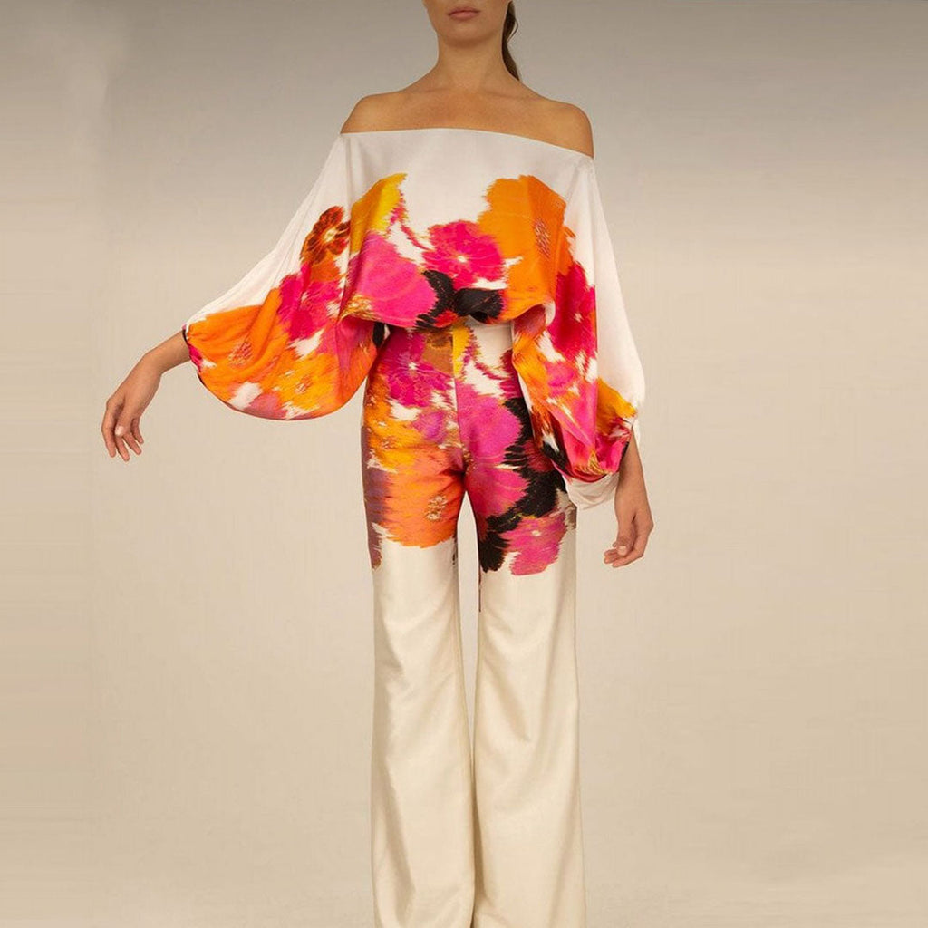 Two-Piece Set with Batwing Sleeves for Women | Ideal for Summer