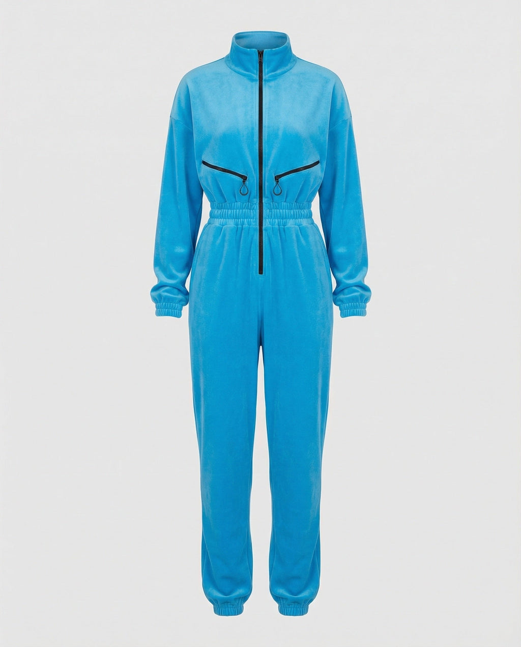 Women's Cotton Blend Casual Hoodie Jumpsuit
