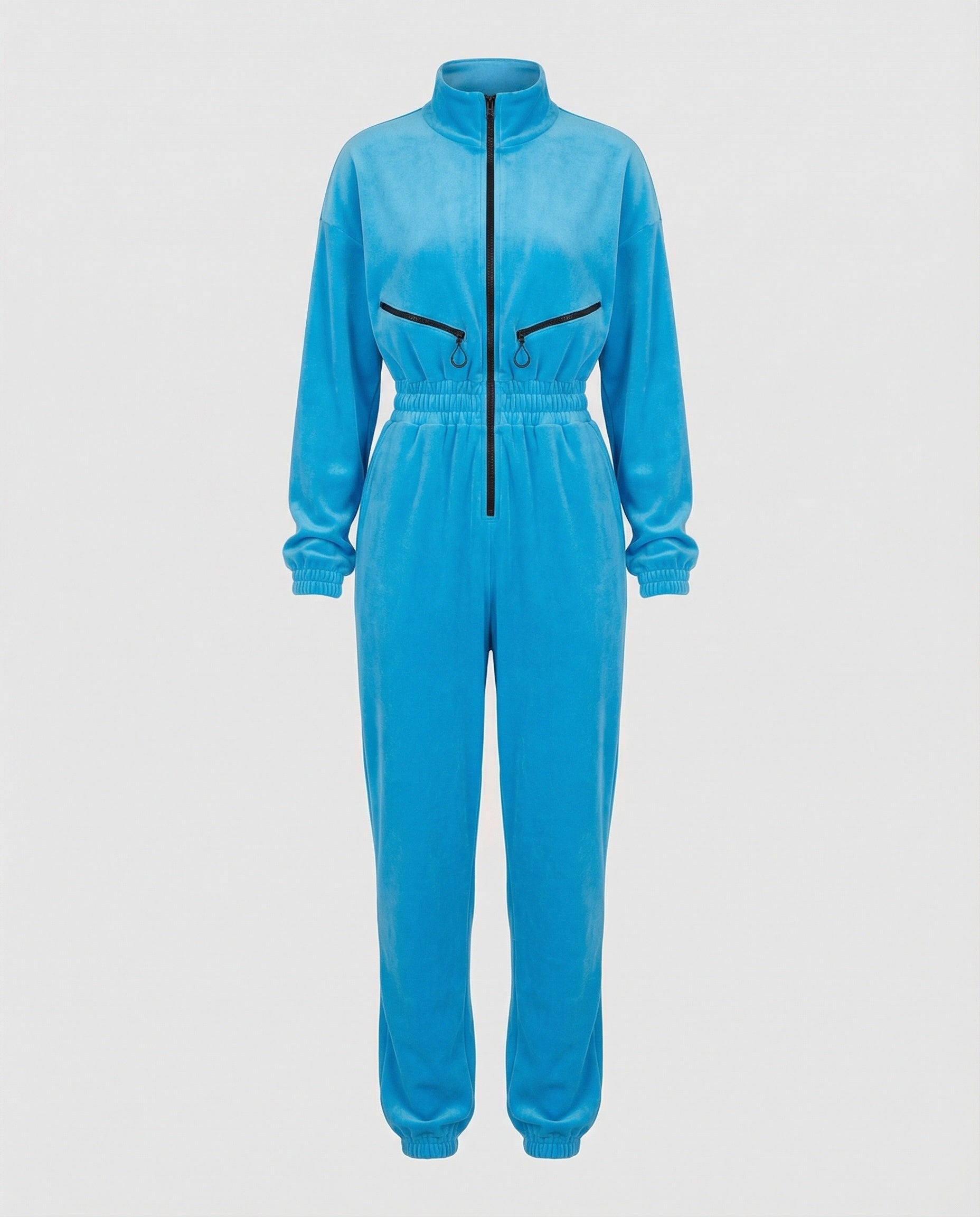 Women's Cotton Blend Casual Hoodie Jumpsuit
