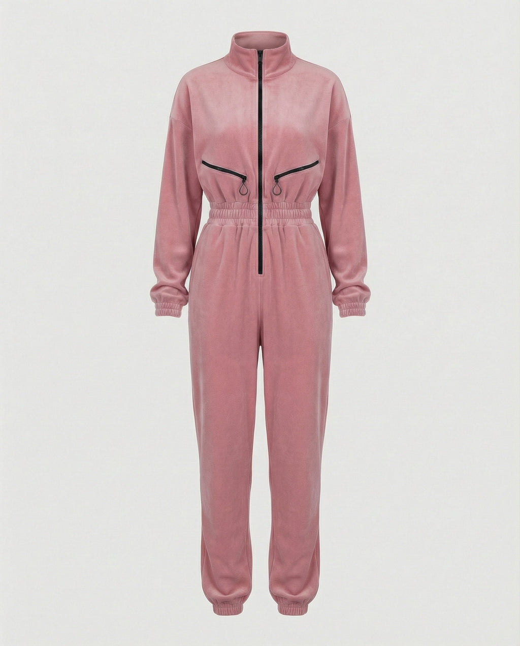 Women's Cotton Blend Casual Hoodie Jumpsuit