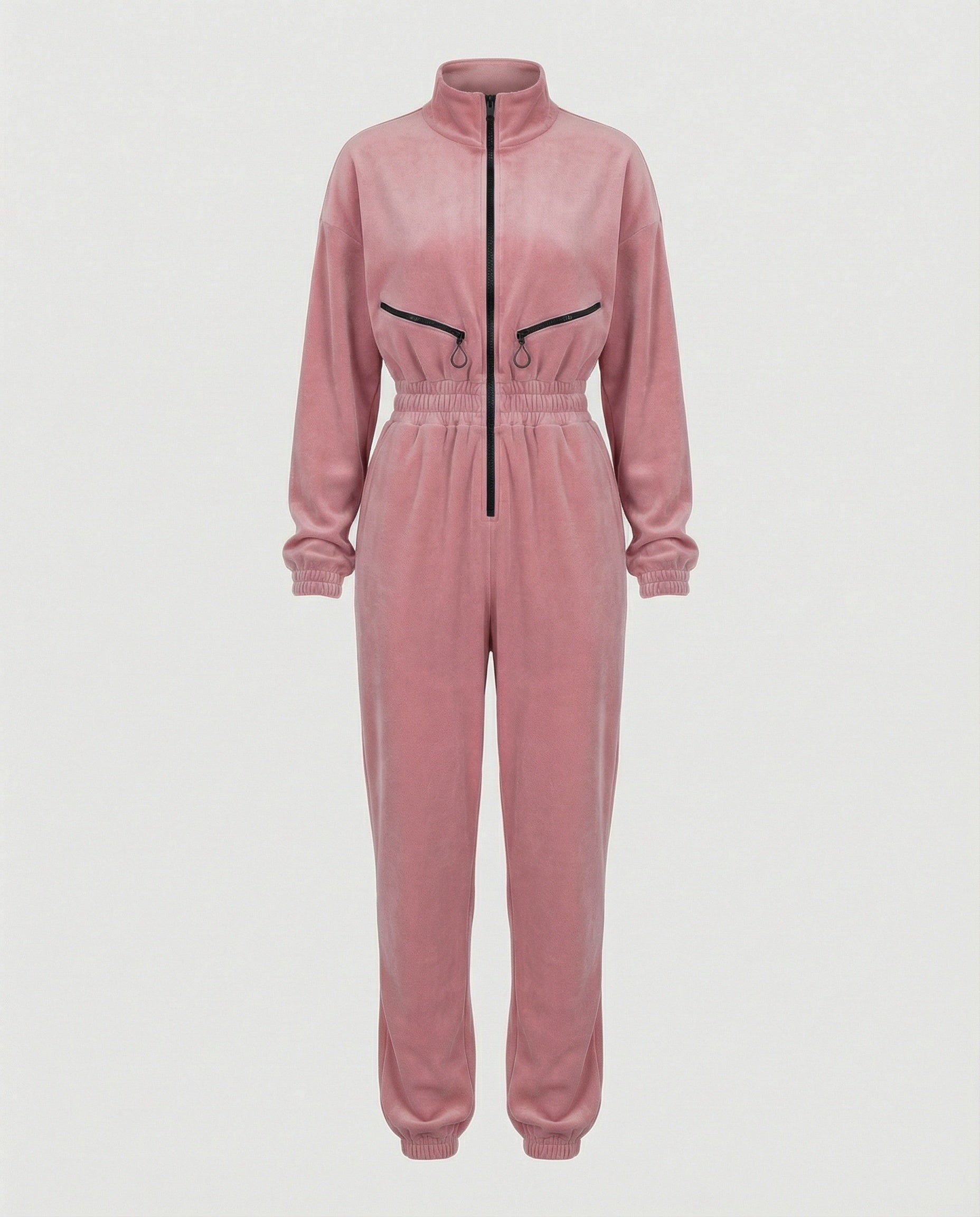 Women's Cotton Blend Casual Hoodie Jumpsuit