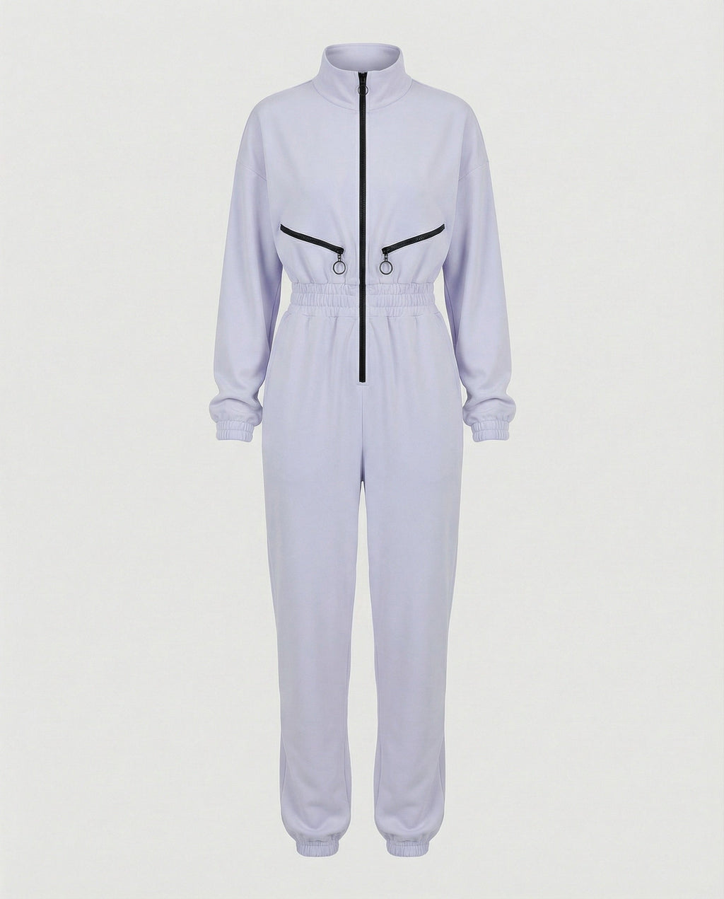 Women's Cotton Blend Casual Hoodie Jumpsuit
