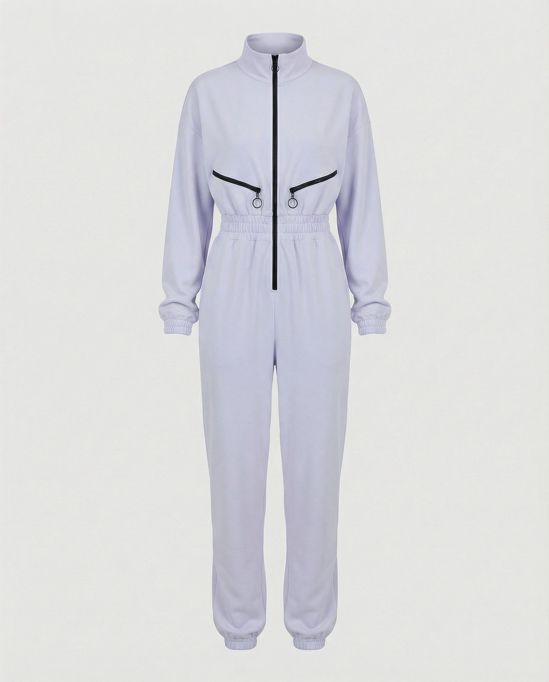 Women's Cotton Blend Casual Hoodie Jumpsuit