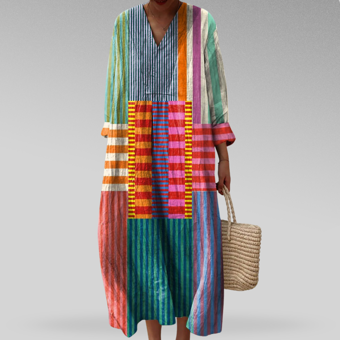 Women's Printed Polyester Dress