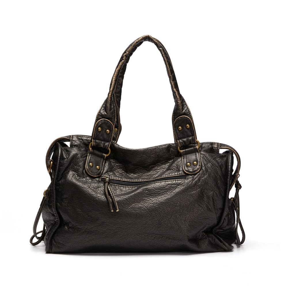 Large vintage-style handbag for women