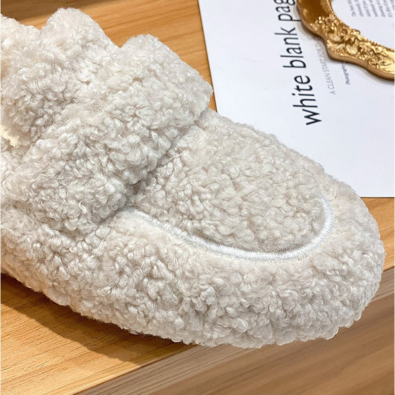 Women's Plush Flat Shoes