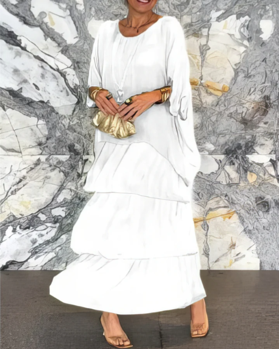 Women's Batwing Sleeve Maxi Dress | Ideal for Everyday Wear