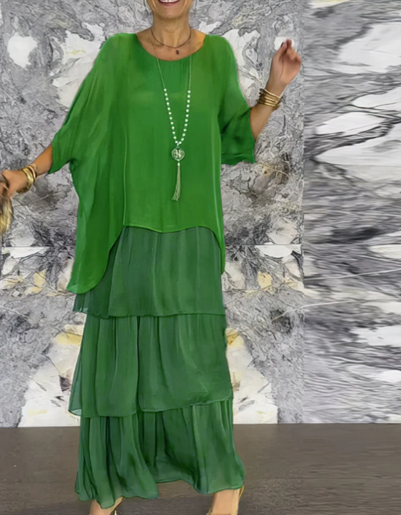 Women's Batwing Sleeve Maxi Dress | Ideal for Everyday Wear