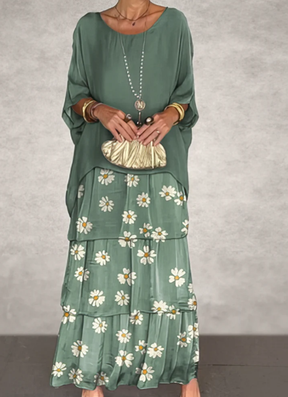 Women's Batwing Sleeve Maxi Dress | Ideal for Everyday Wear