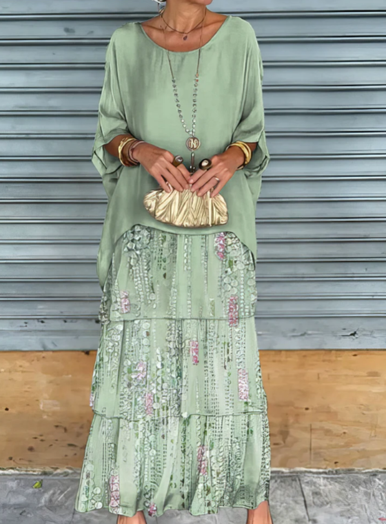 Women's Batwing Sleeve Maxi Dress | Ideal for Everyday Wear