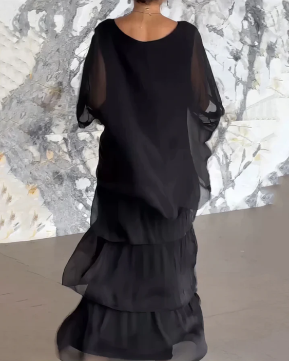 Women's Batwing Sleeve Maxi Dress | Ideal for Everyday Wear
