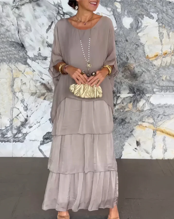 Women's Batwing Sleeve Maxi Dress | Ideal for Everyday Wear