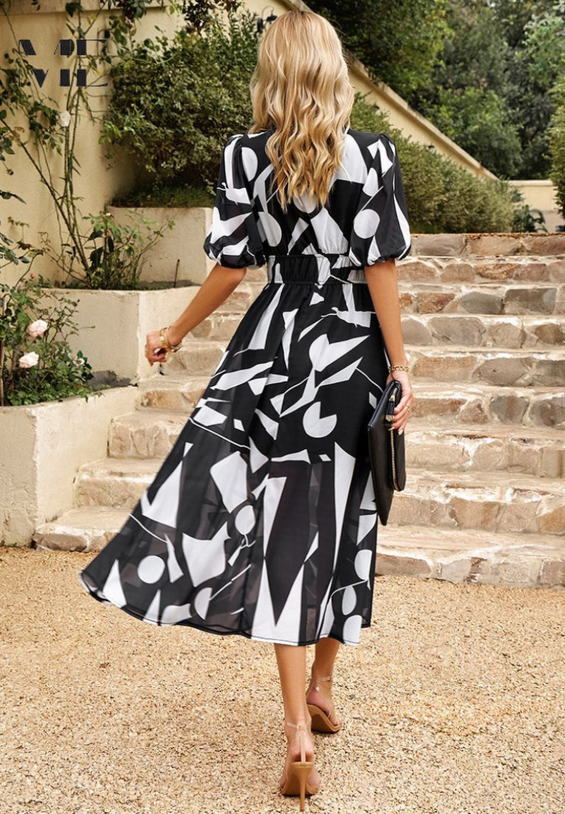 Printed Long Dress for Women