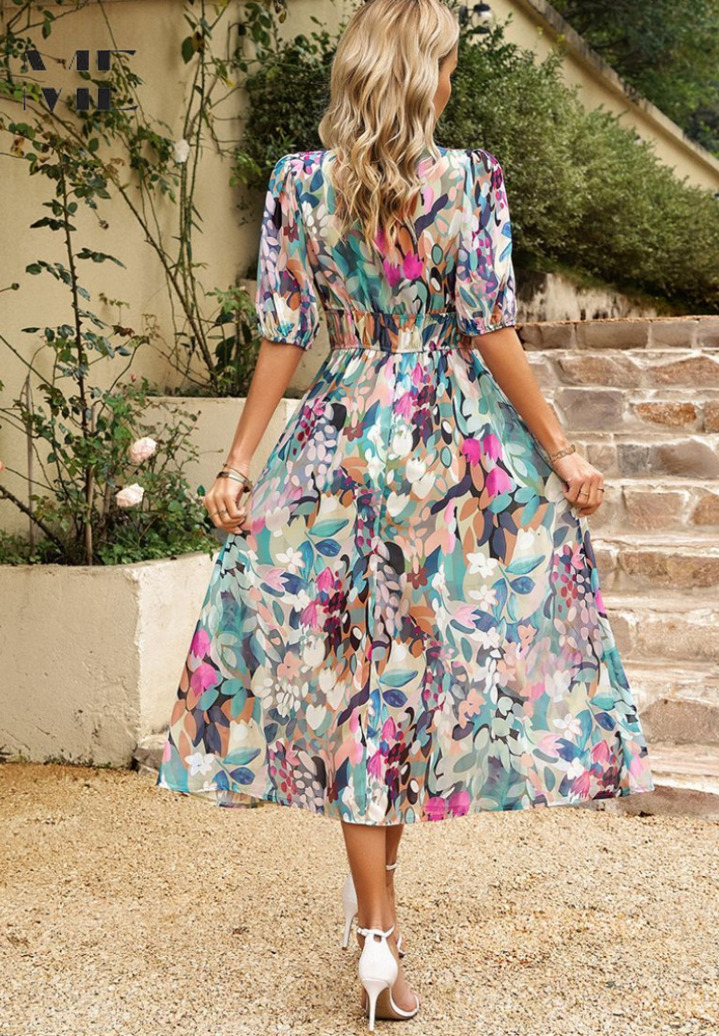 Printed Long Dress for Women