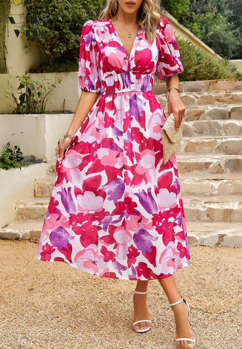 Printed Long Dress for Women