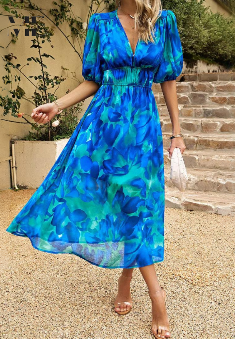 Printed Long Dress for Women