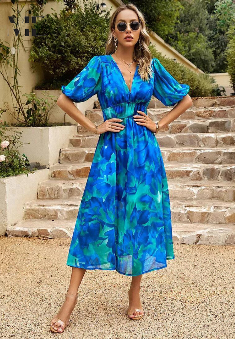 Printed Long Dress for Women