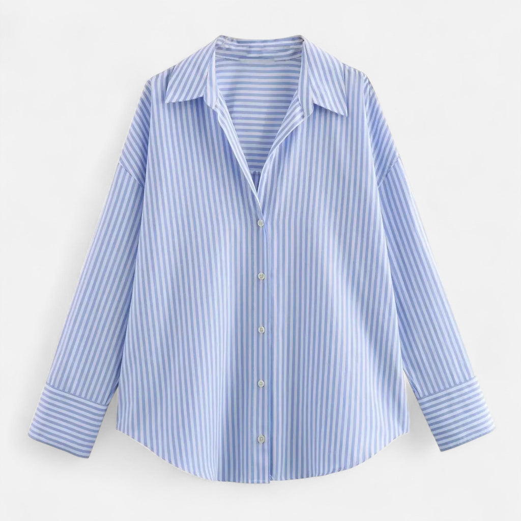 Women's Oxford blouse with buttons