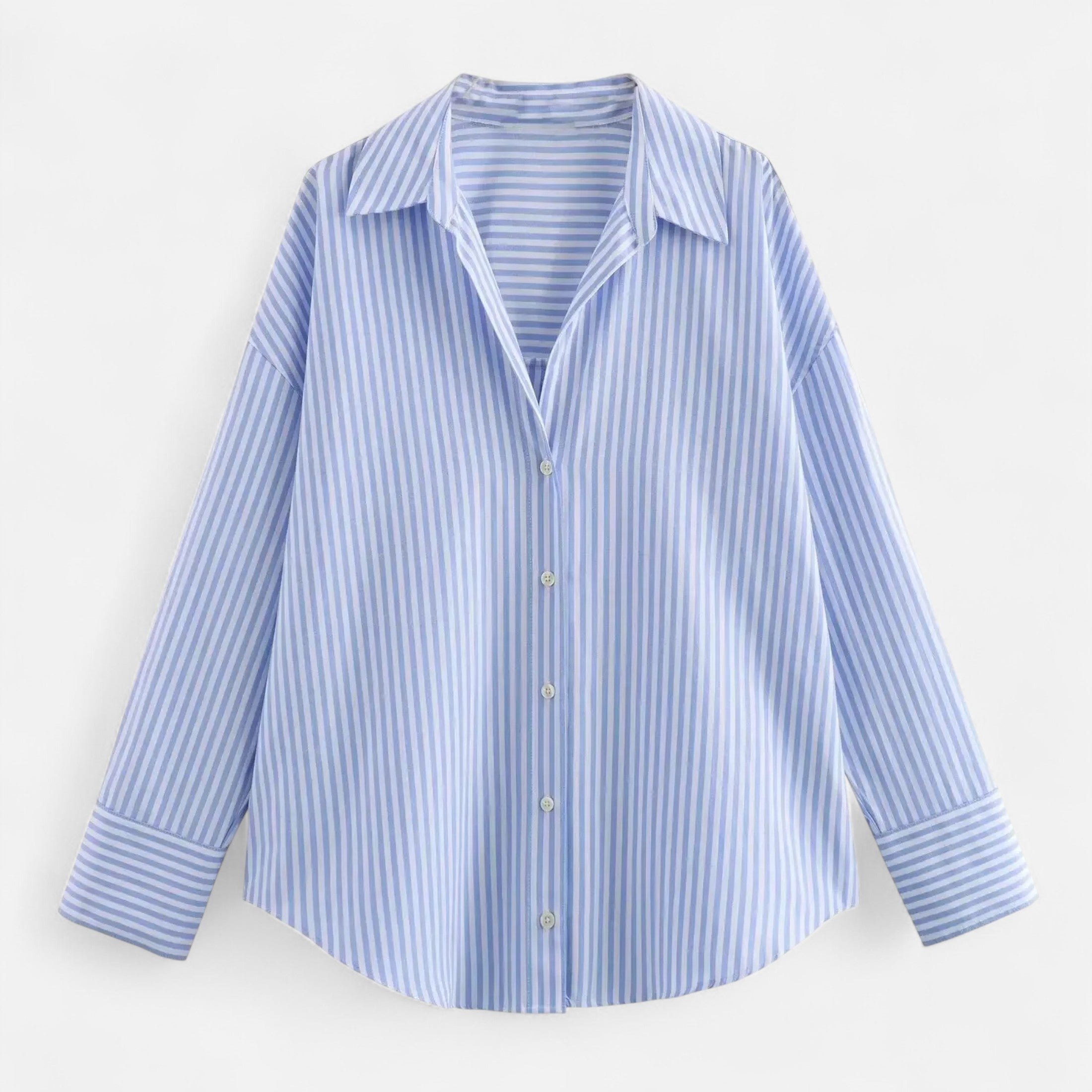 Women's Oxford blouse with buttons