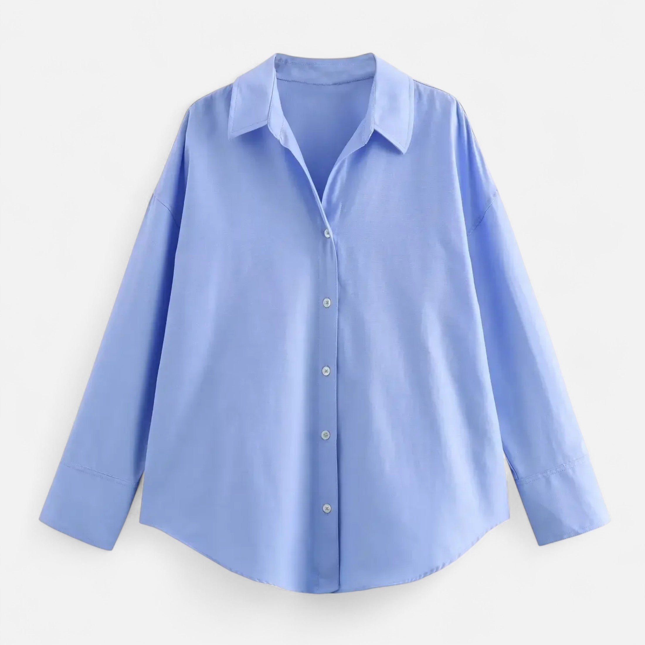 Women's Oxford blouse with buttons