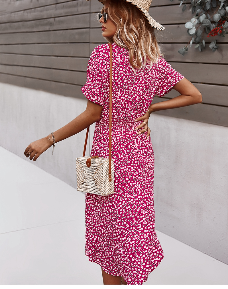 Printed Midi Dress for Women