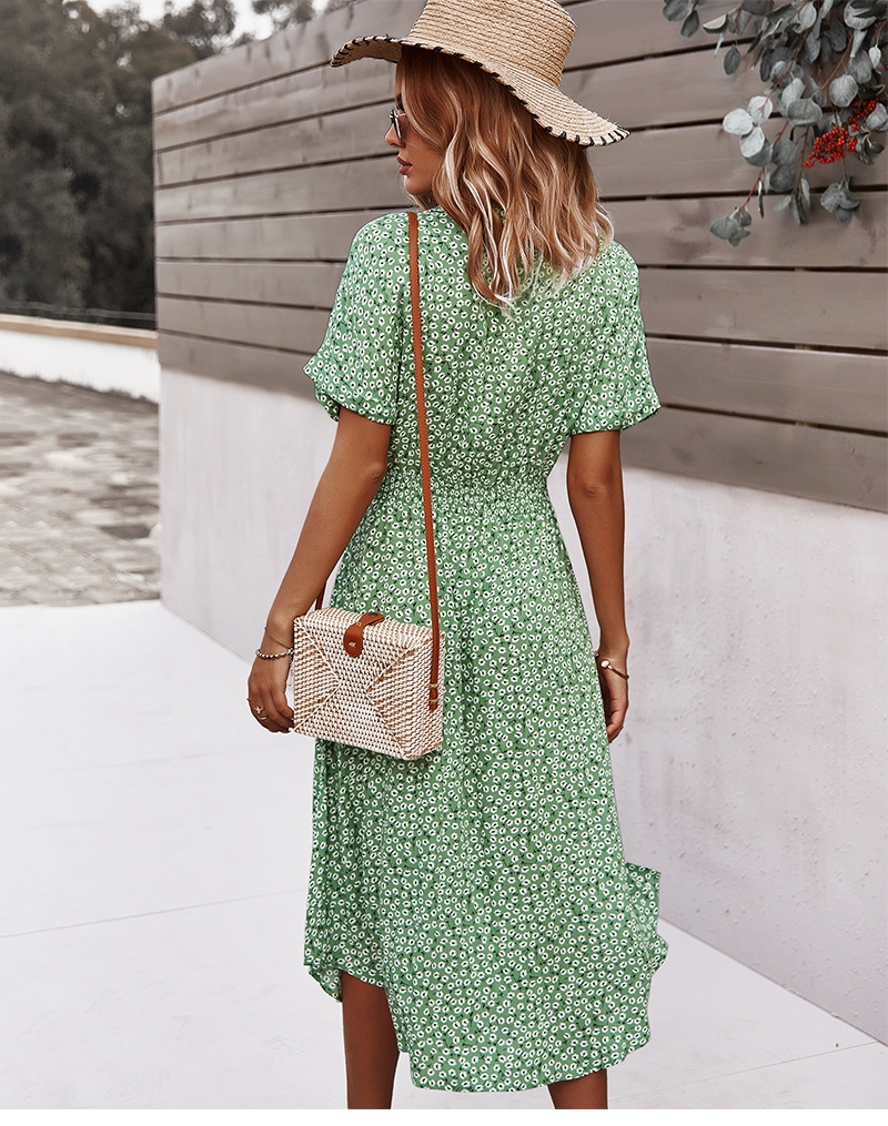 Printed Midi Dress for Women